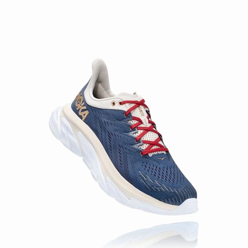 Hoka One One CLIFTON EDGE Road Running Shoes For Men India Blue IN-3189